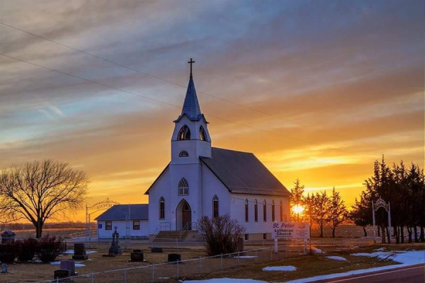 St. Peter Church at Sunset